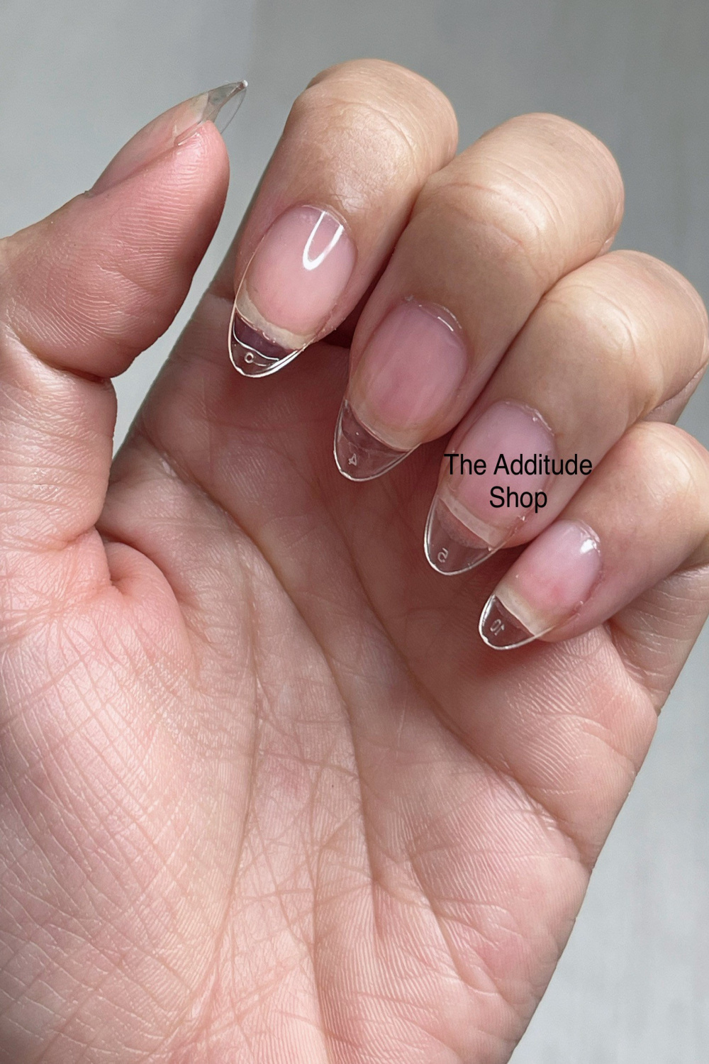 XXS almond stiletto full soft gel coverage nail tips - Etsy