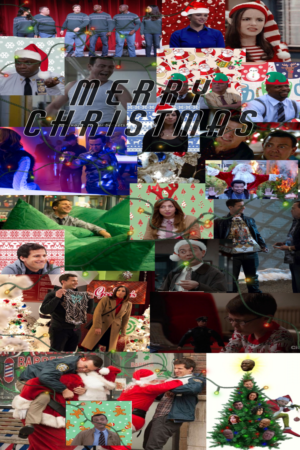 A Christmas wallpaper made : r/brooklynninenine