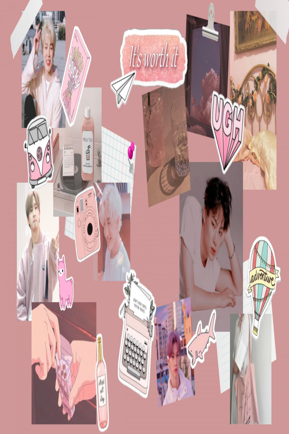 aesthetic kpop wallpaper  Wallpaper laptop, Bts, Ilustrasi fantasi