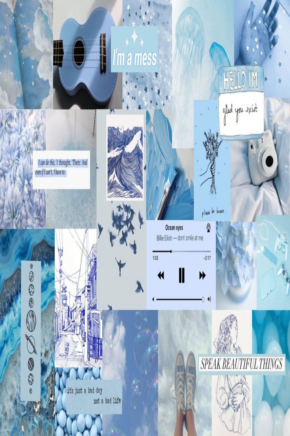 Blue Aesthetic Wallpapers for Laptop  Aesthetic desktop wallpaper