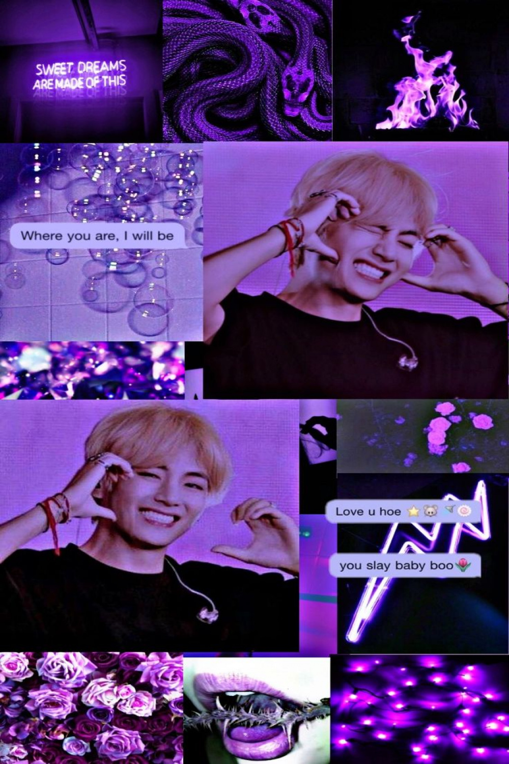 BTS Taehyung Purple Aesthetic wallpaper  Kim taehyung wallpaper