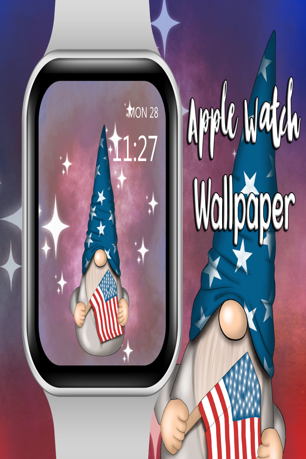 Buy American Flag Gnome Apple Watch Face th of July American