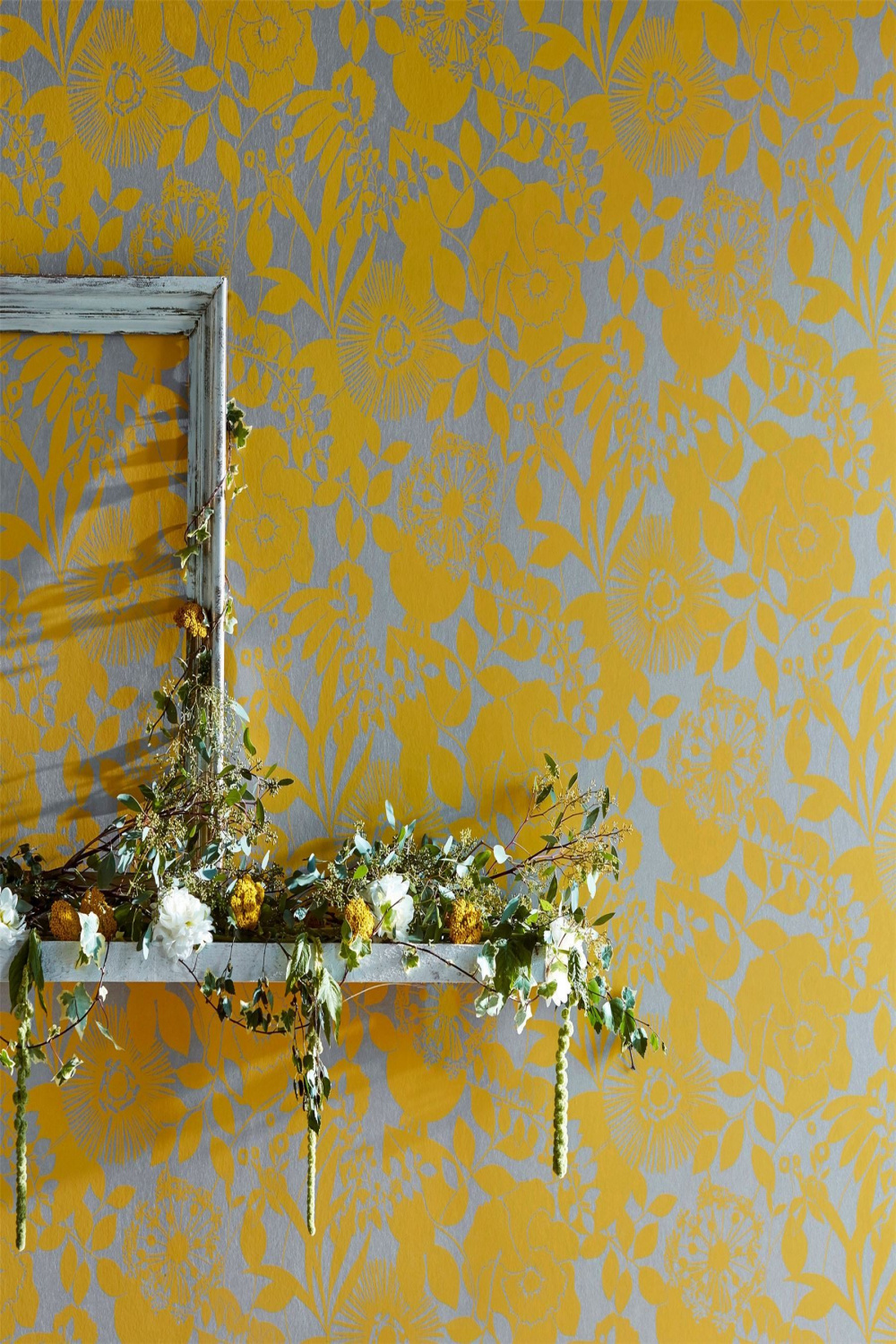 Coquette Wallpaper  by Harlequin in Lemon Yellow