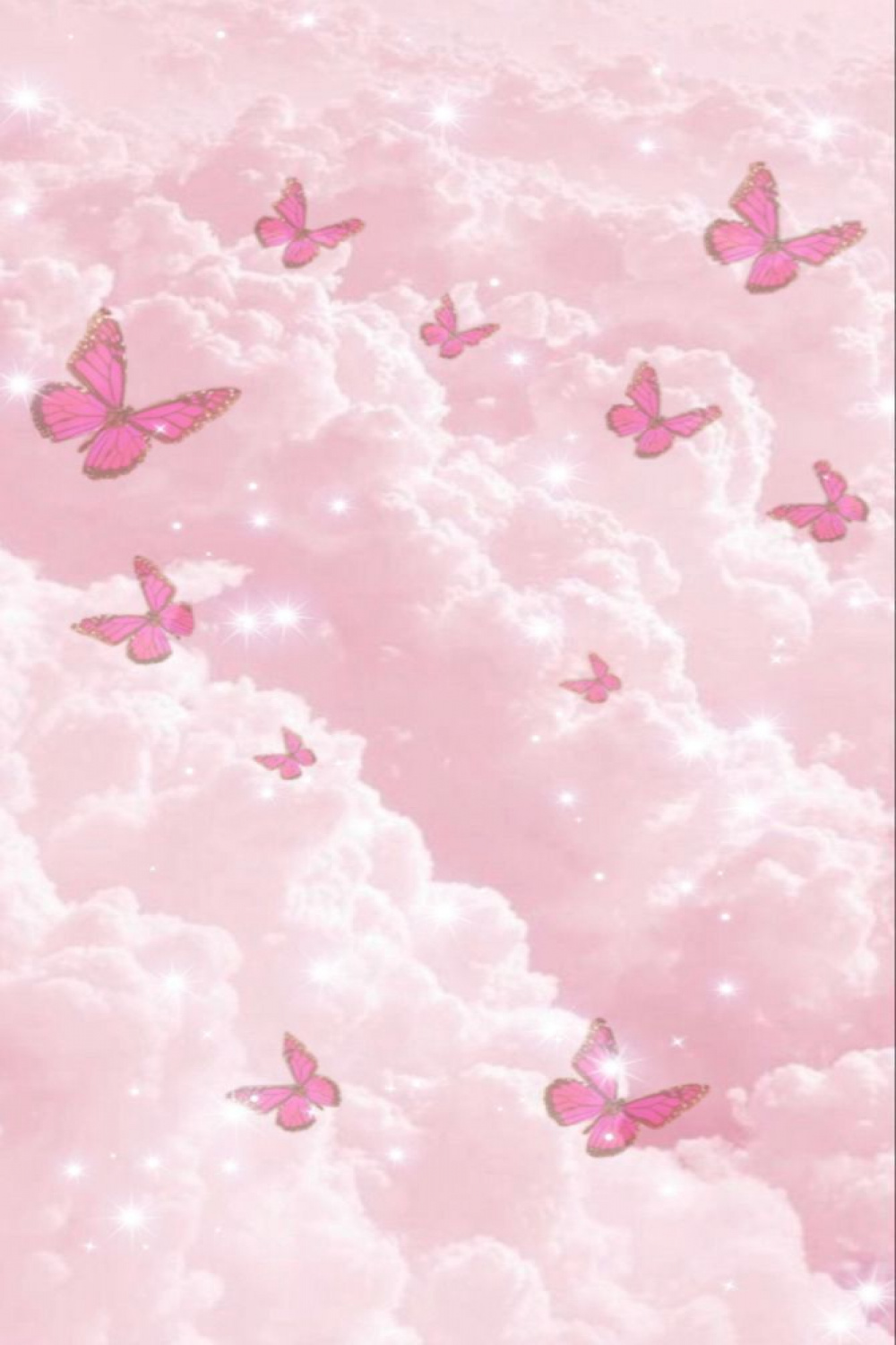 Cute Aesthetic Pink Butterfly Wallpapers - Wallpaper Cave  Pink