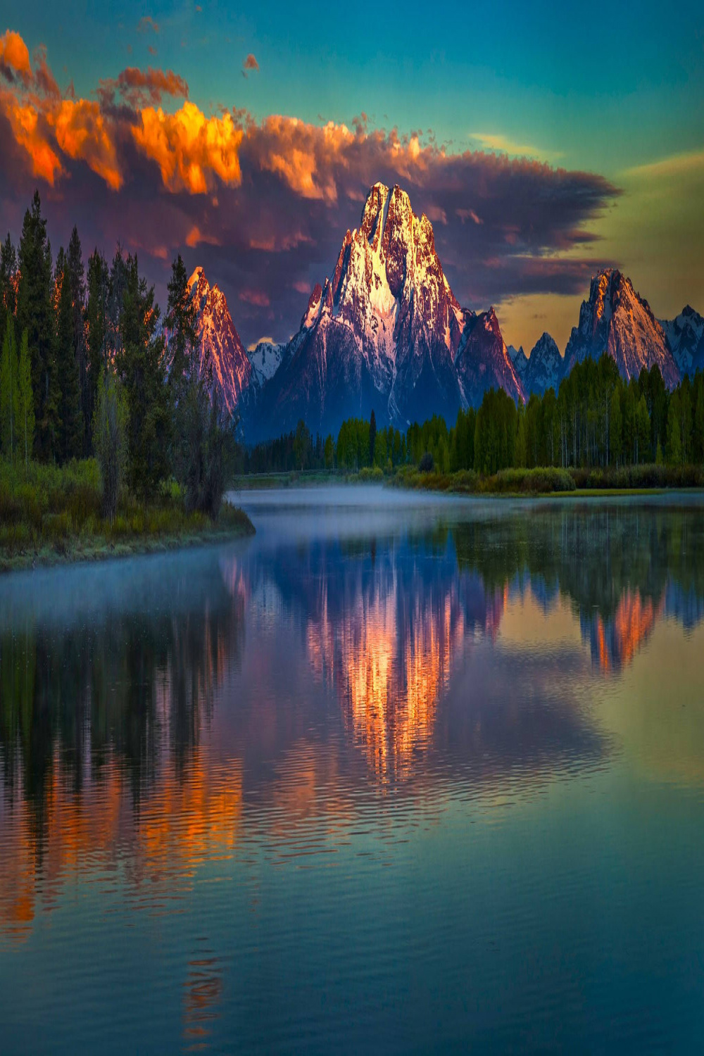 Download Pretty Landscape Grand Teton National Park Usa Wallpaper