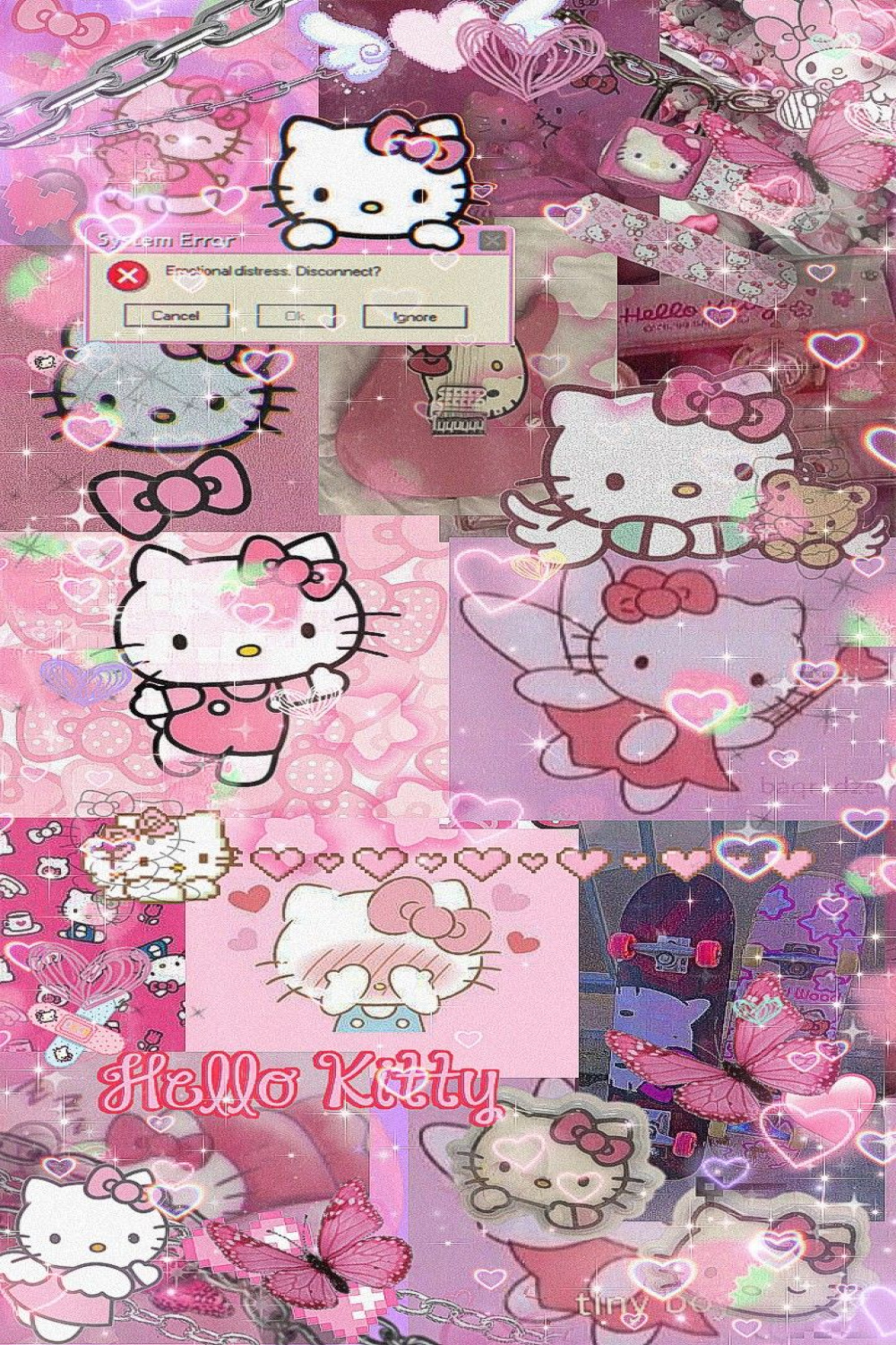 ╰(⸝⸝⸝´꒳`⸝⸝⸝)╯Hello kitty aesthetic  Walpaper hello kitty