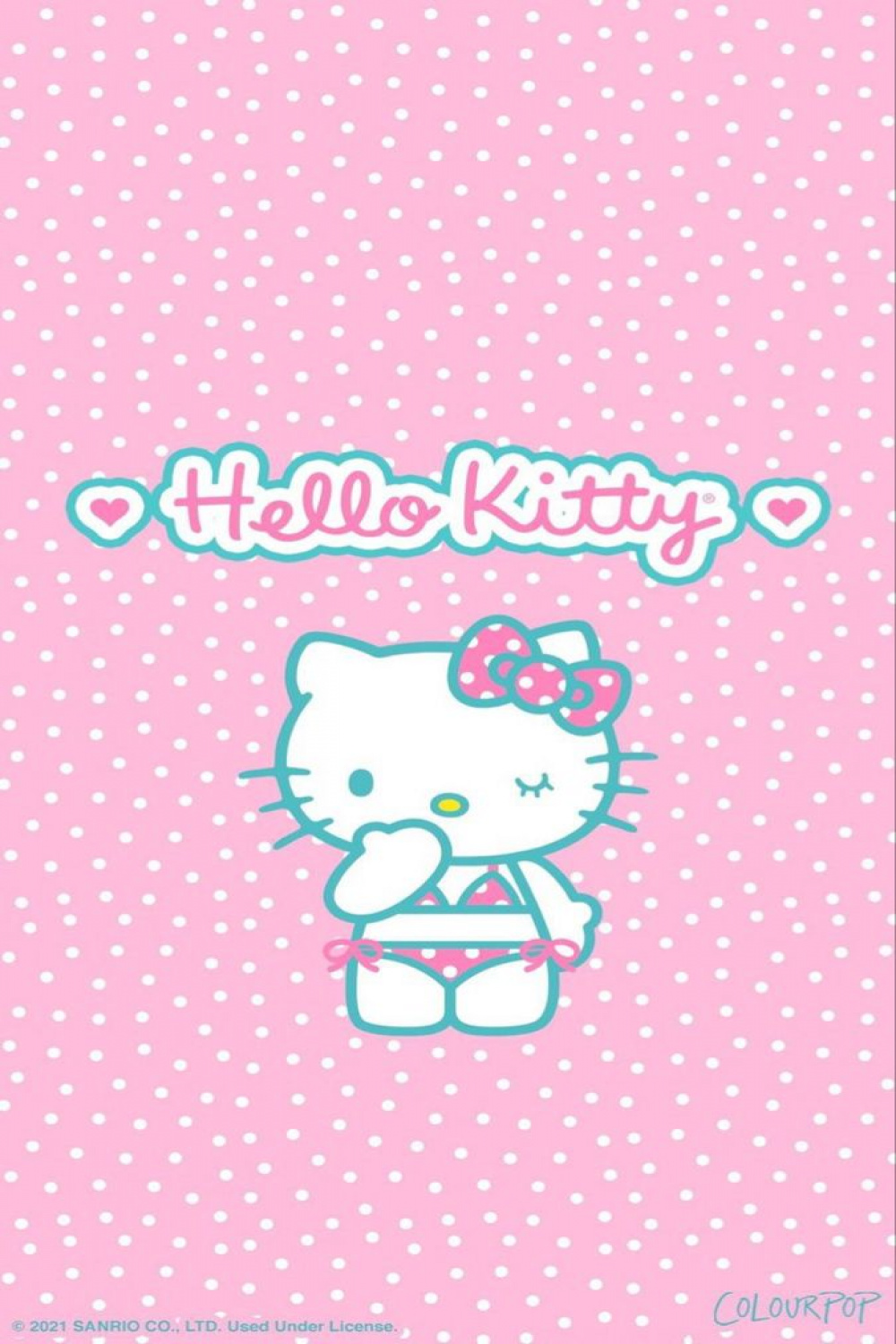 Hello kitty tropical Wallpaper Colourpop  Hello kitty