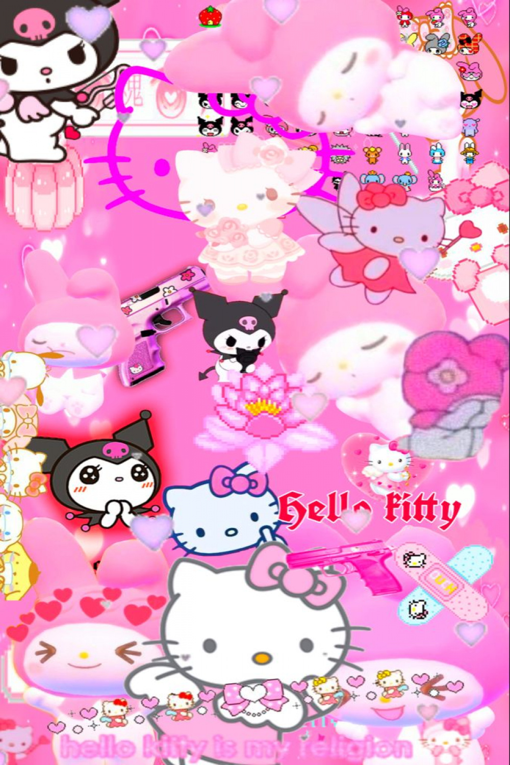 Hello kitty wallpaper yk  Hello kitty iphone wallpaper, Hello