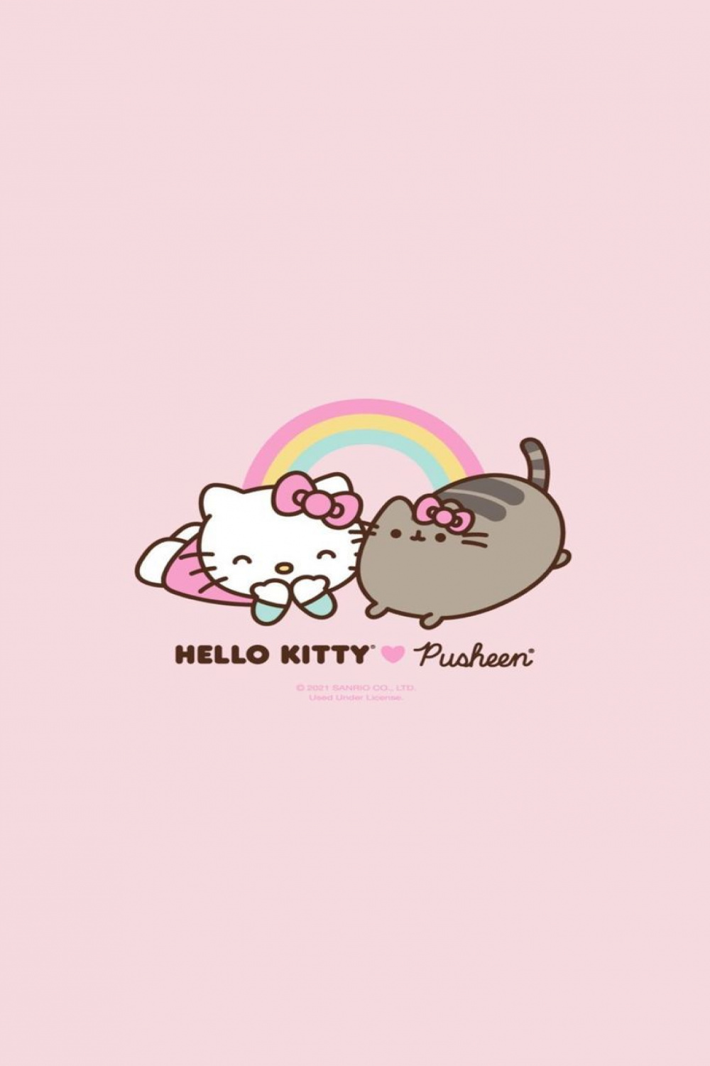 Hello Kitty y Pusheen Wallpaper  Hello kitty iphone wallpaper