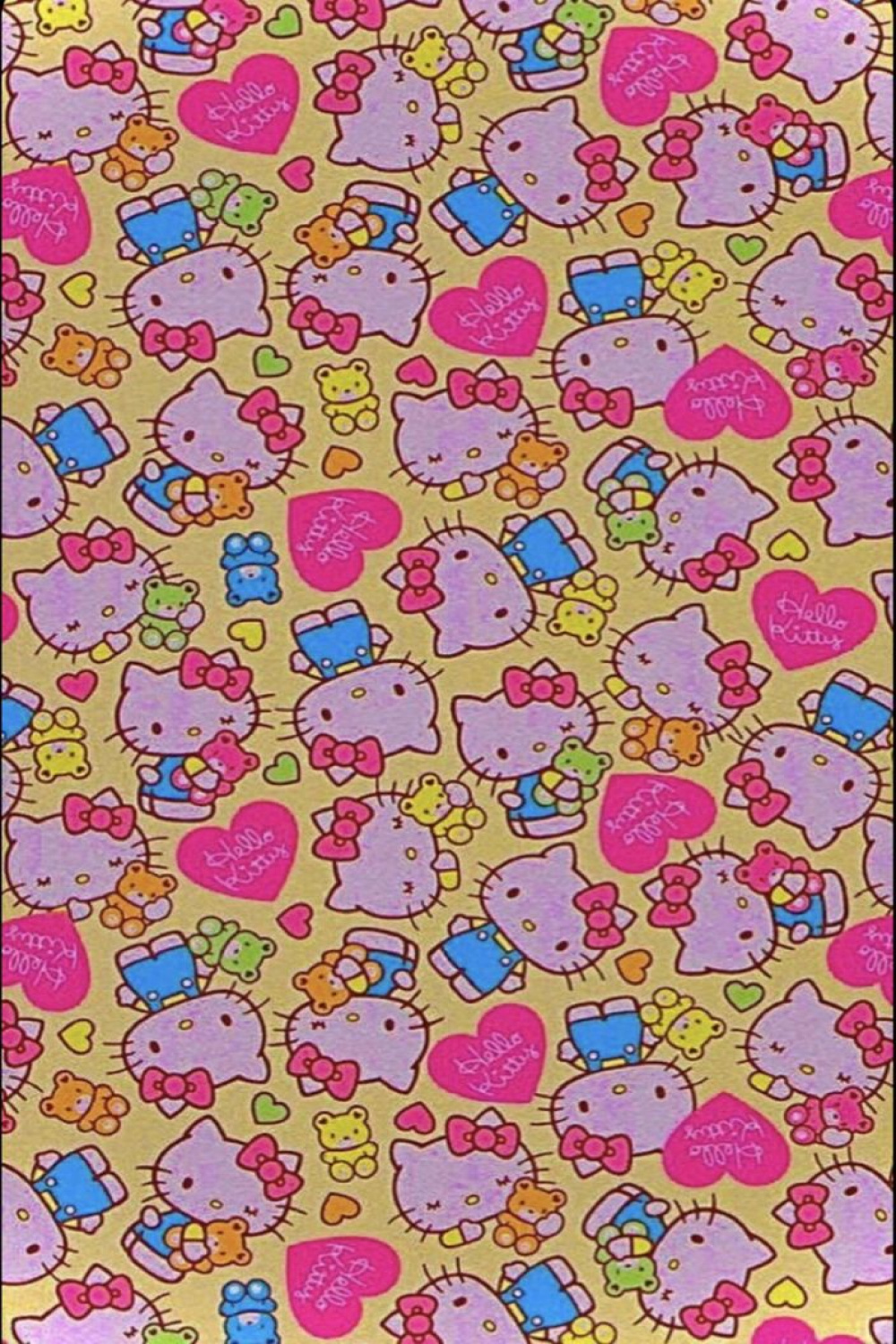 Hellokitty wallpaper  Vintage logolar, Hipster odaları, Vintage