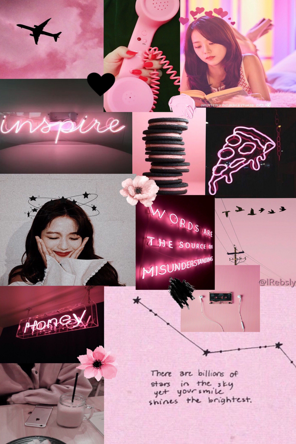 Jisoo black and pink wallpaper  Pink wallpaper, Baby pink