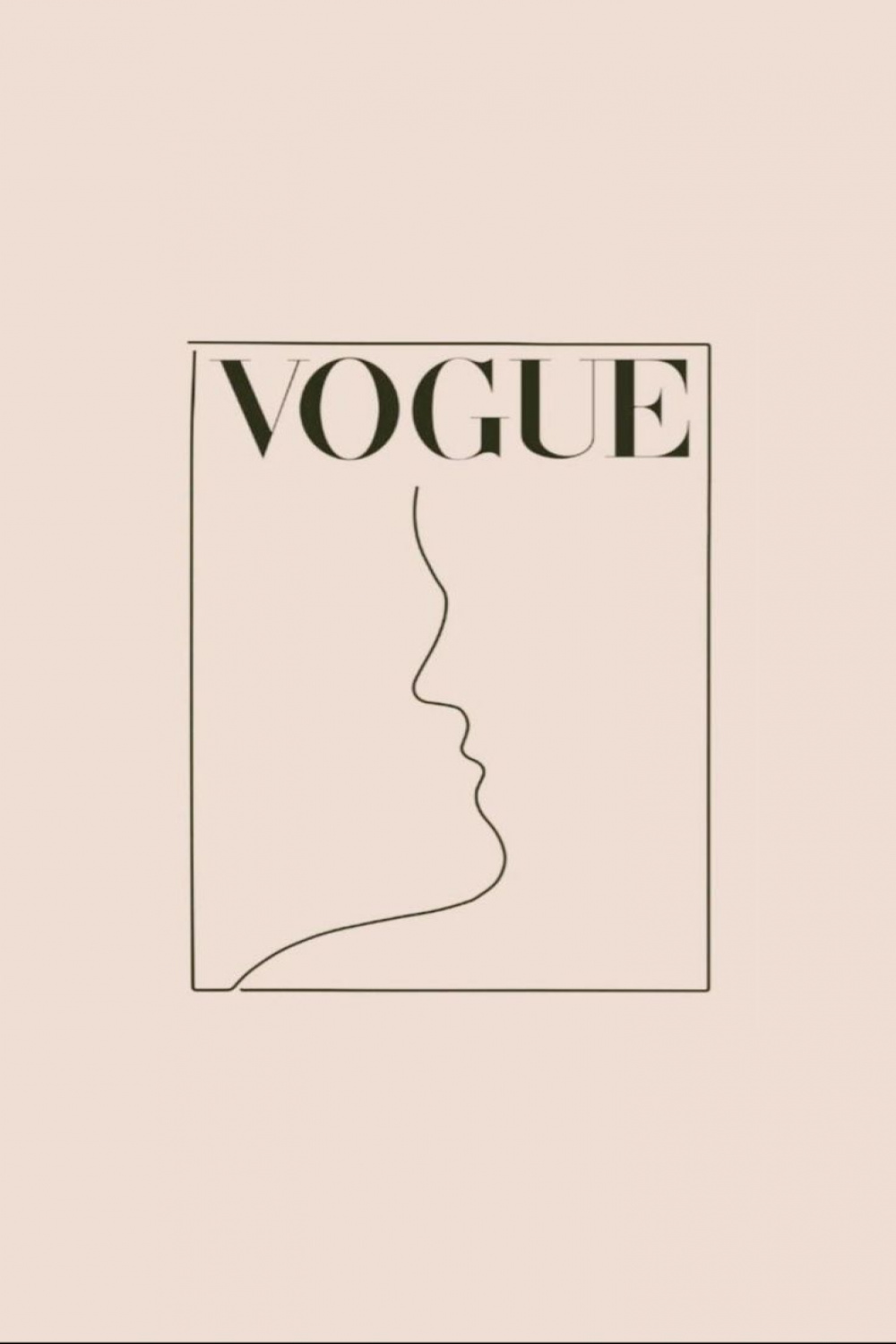 Pin by Ariciaa James on Wall now  Vogue wallpaper, Minimalist