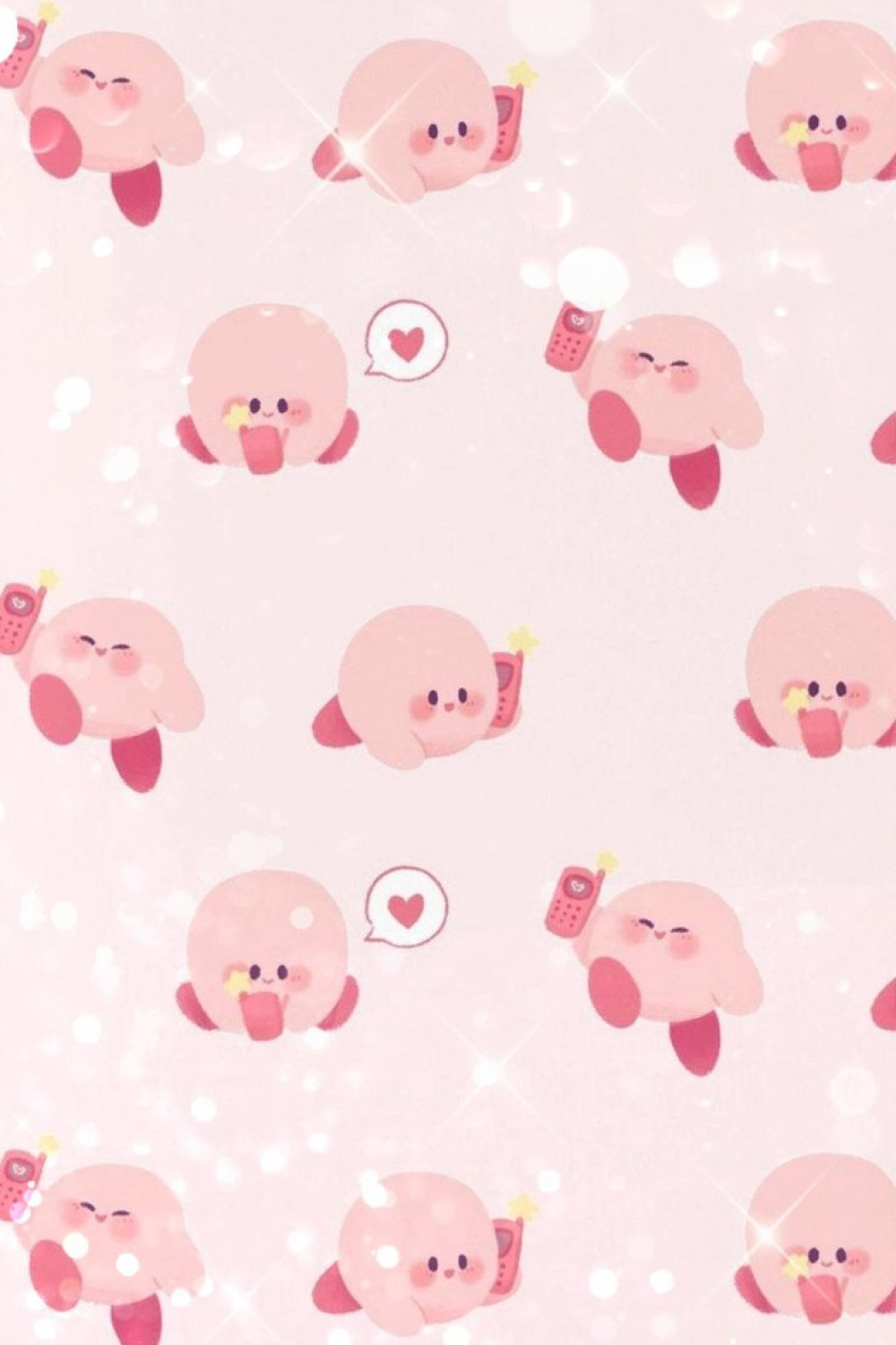 Pink Aesthetic Kirby Wallpaper