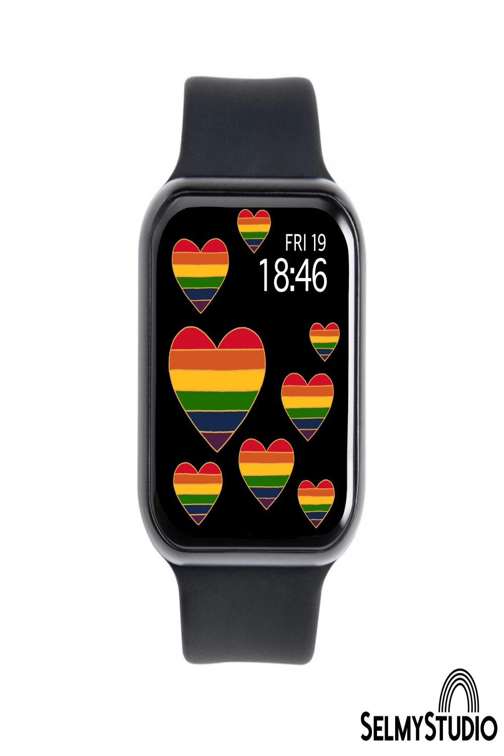 PRIDE Apple Watch Face Wallpaper, LGBT Apple Watch Wallpaper