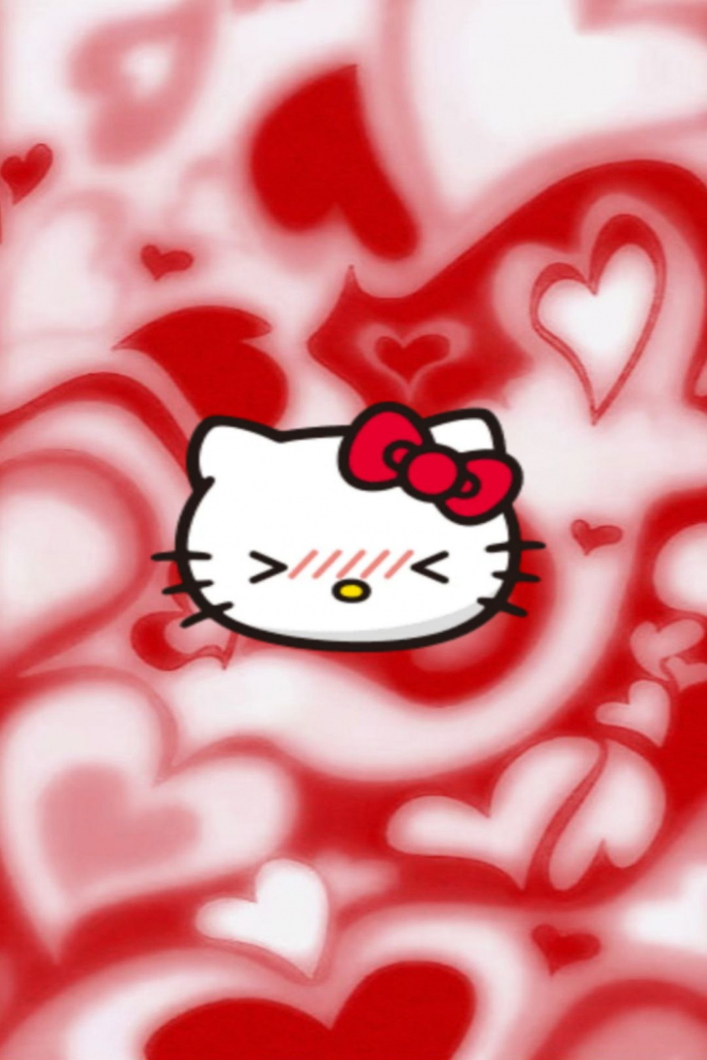 red hello kitty wallpaper🥰❤🍓🎀 in   Walpaper hello kitty