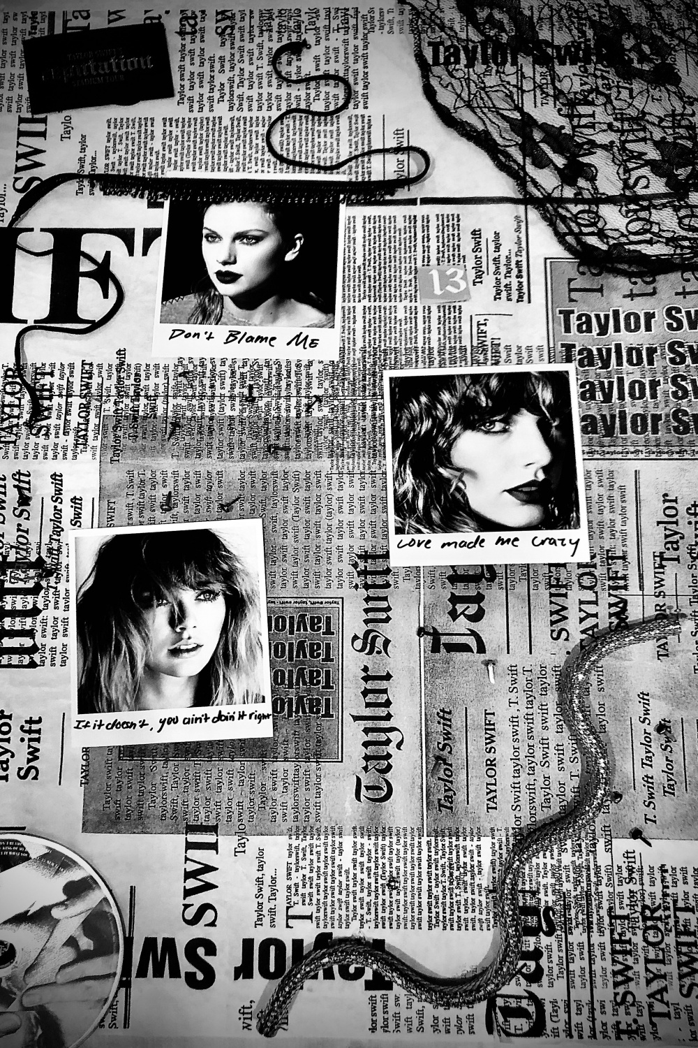 reputation collage  Taylor swift wallpaper, Edgy wallpaper