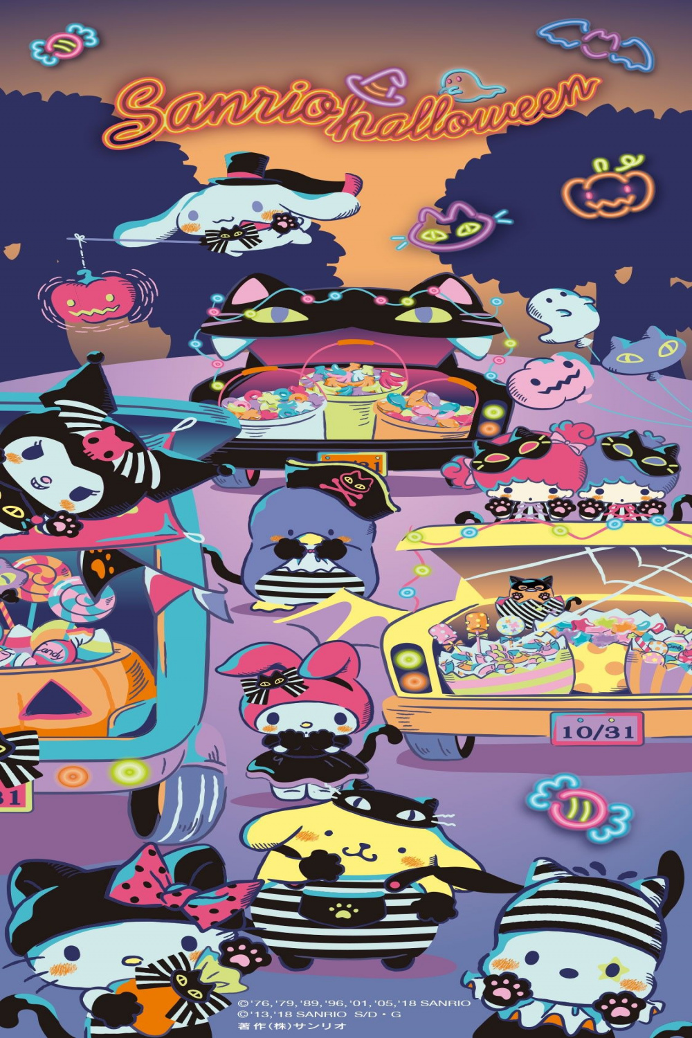 Sanrio Halloween Wallpaper  Hello kitty halloween wallpaper