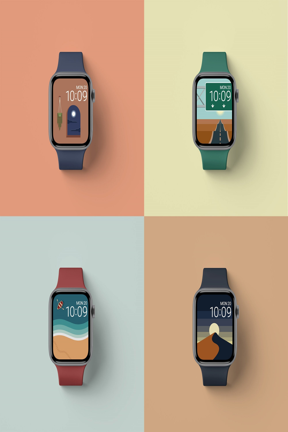 Scenes and Landscapes  Apple Watch Wallpapers -  Pack