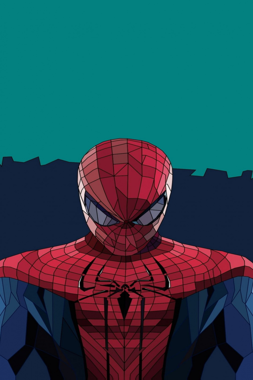 Spider-man, low poly, art, x wallpaper  Avengers