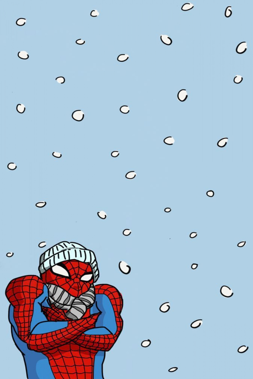 Spider-man winter in new York  Whatsapp wallpapers hd, Fondo de