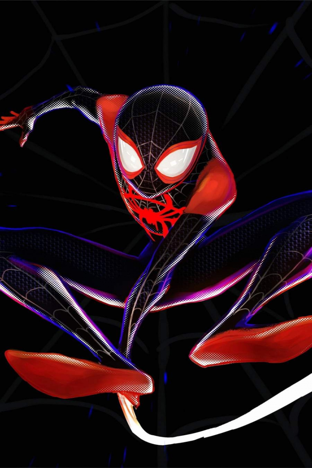 Spiderman k Miles Morales iPhone Wallpaper  Spiderman, Marvel