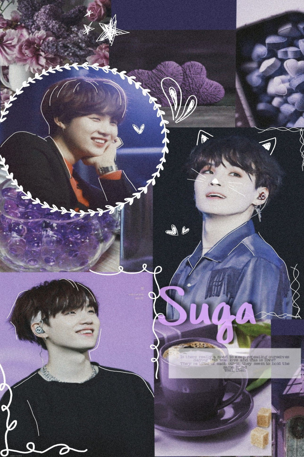 Suga purple aesthetic wallpaper  Suga, Bts drawings, Purple aesthetic