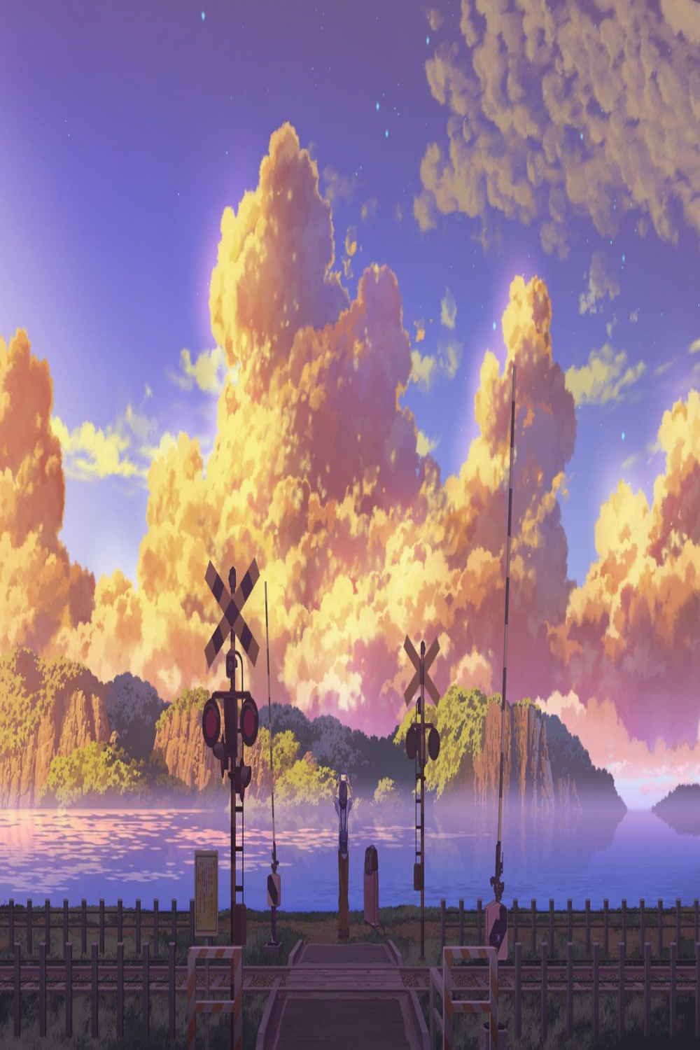 Summer Has Come! (Evening Sky)  Desktop Wallpaper  Anime scenery