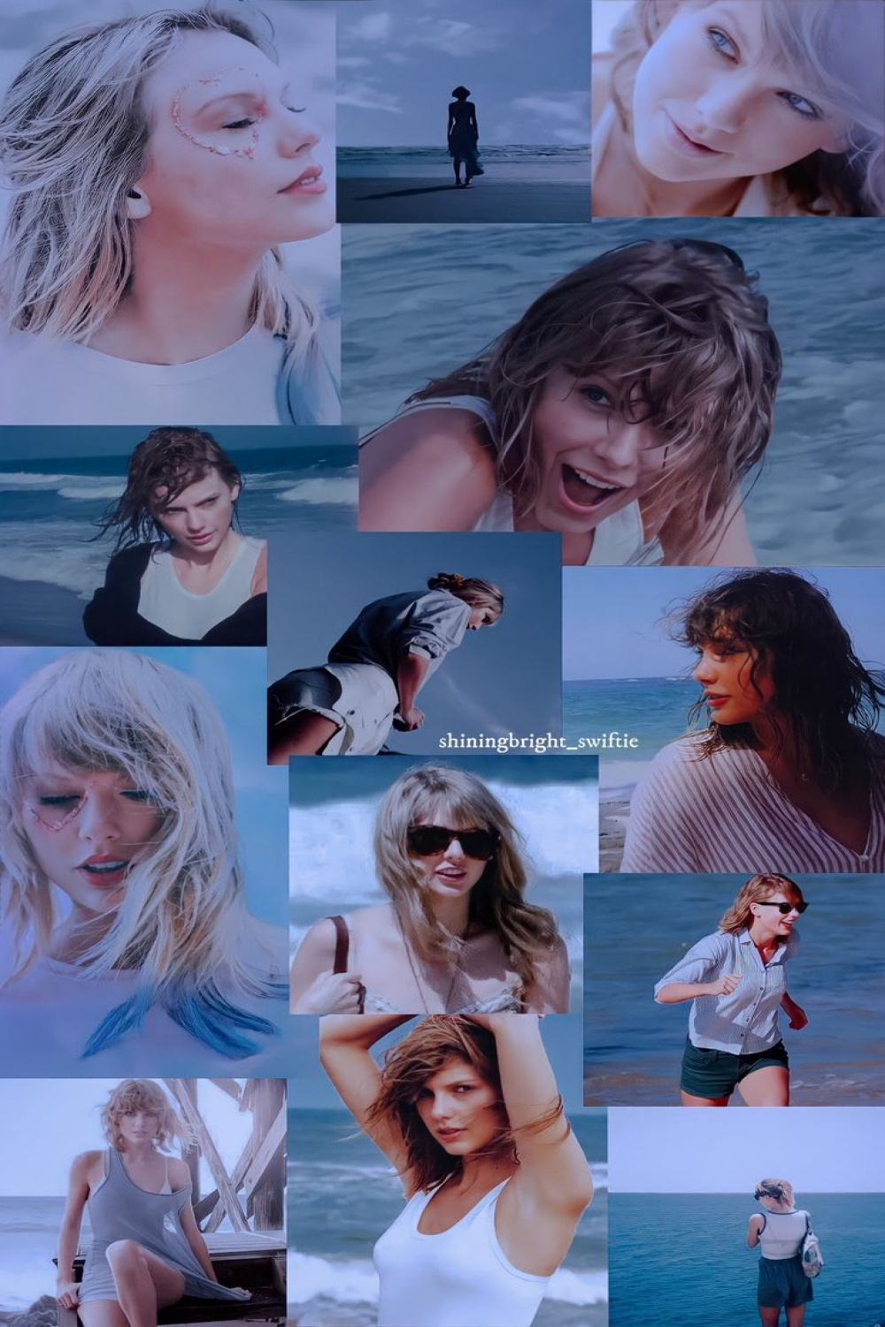 Taylor Swift blue aesthetic edit by me  Taylor swift photoshoot