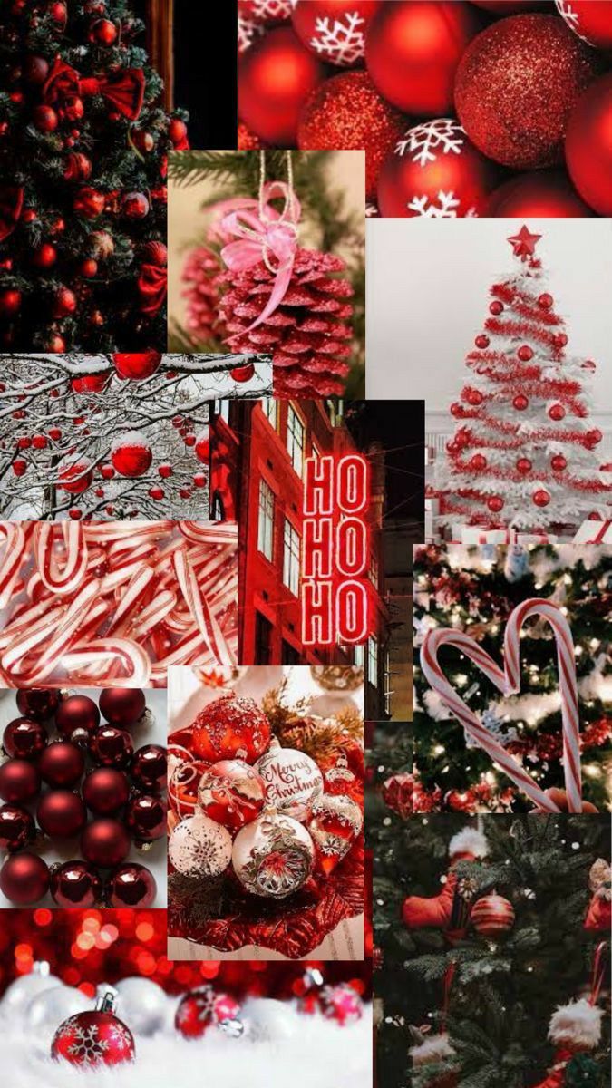 Christmas Lockscreen Aesthetic Collage