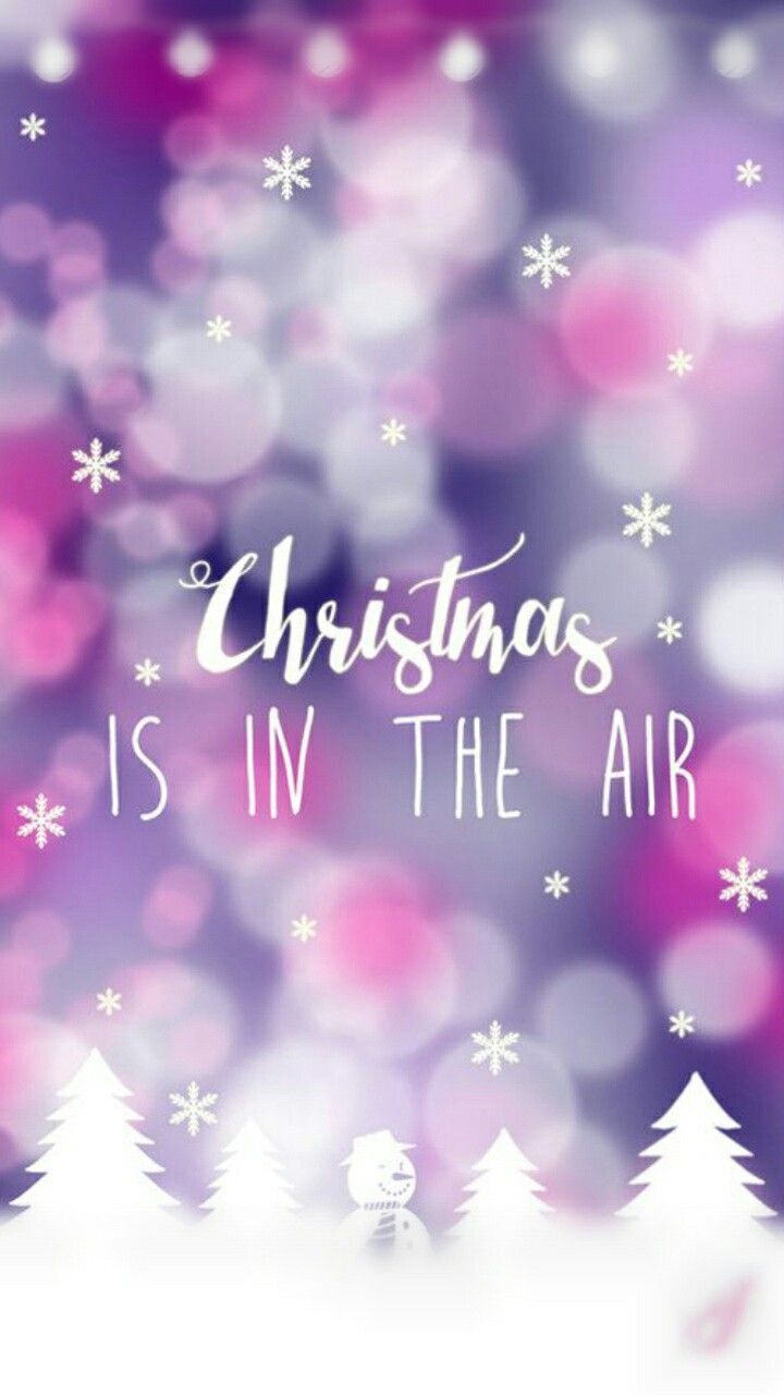 Christmas Lockscreen Aesthetic Pink