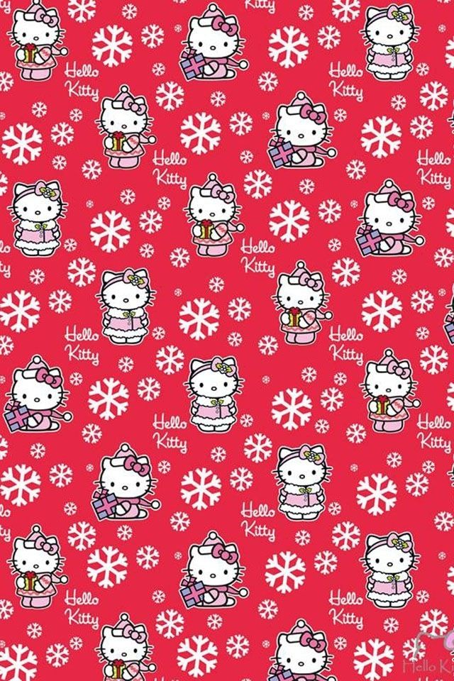 Christmas Lockscreen Hello Kitty