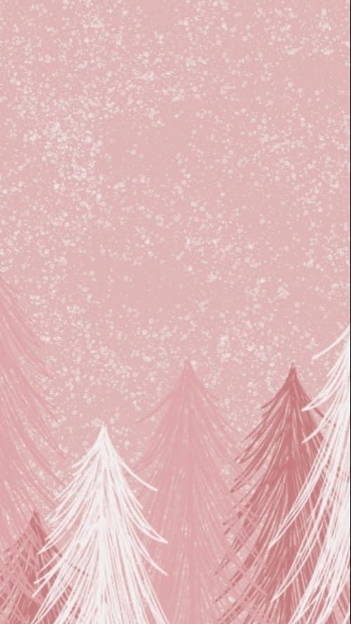 Christmas Lockscreen Laptop Pink