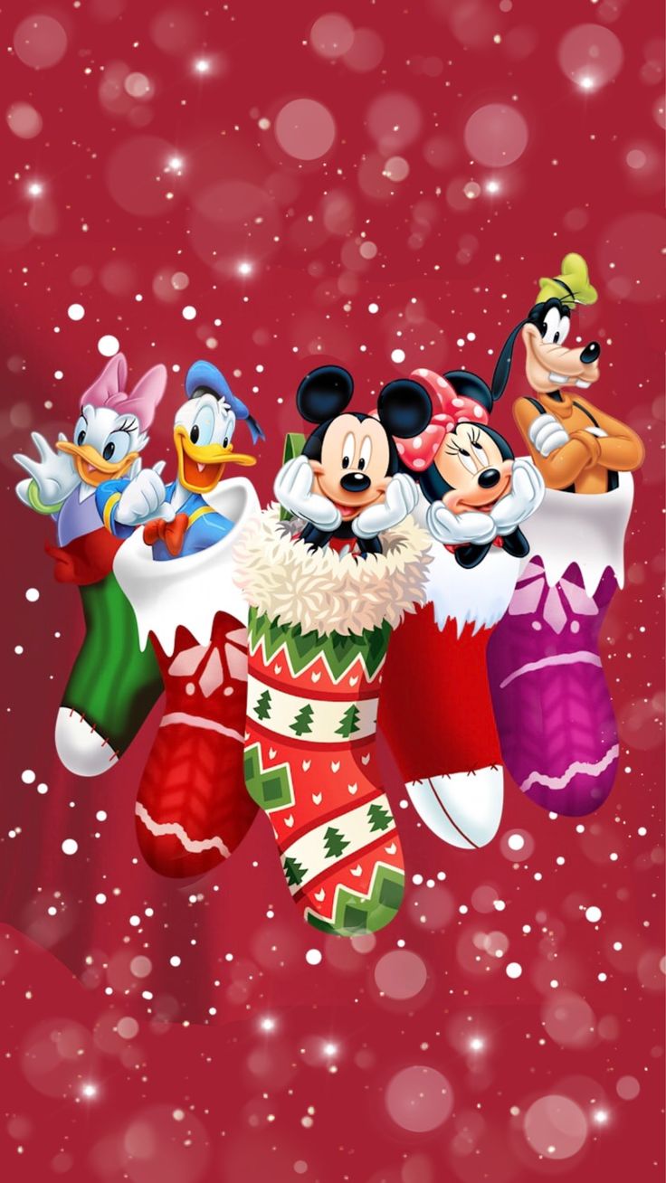 Christmas Lockscreen Mickey Mouse