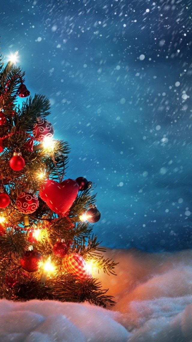 Christmas Tree Iphone Wallpaper