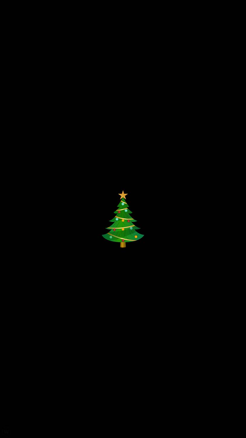 Christmas Tree Wallpaper Minimalist