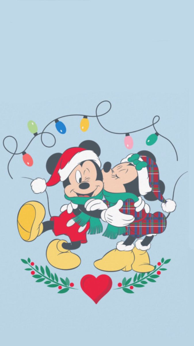 Christmas Wallpaper Mickey Mouse