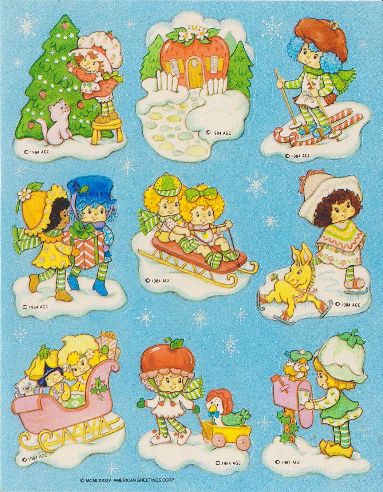 Christmas Wallpaper Strawberry Shortcake