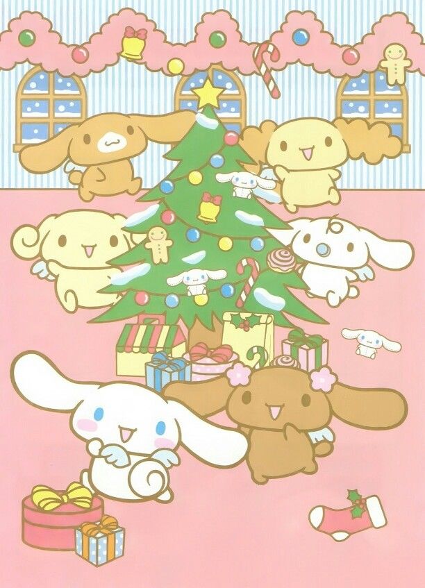 Cute Sanrio Christmas Wallpaper