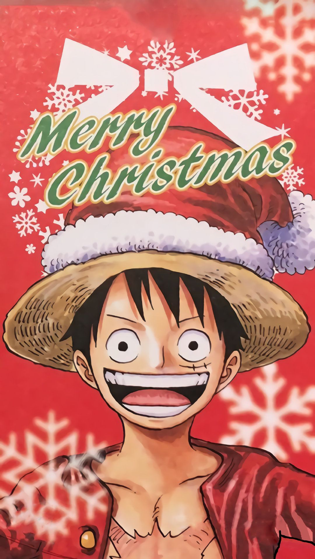 One Piece Christmas Lockscreen