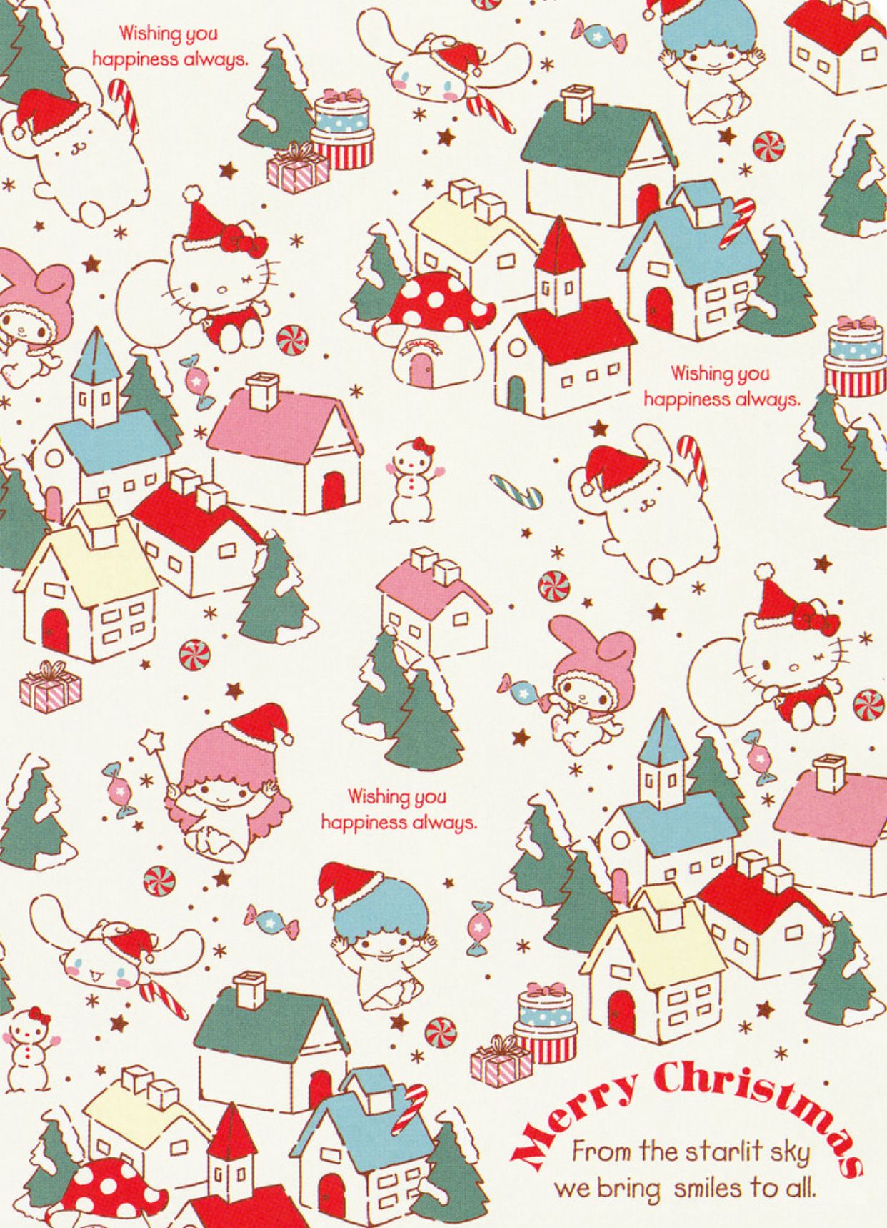 Sanrio Christmas Wallpaper Cute