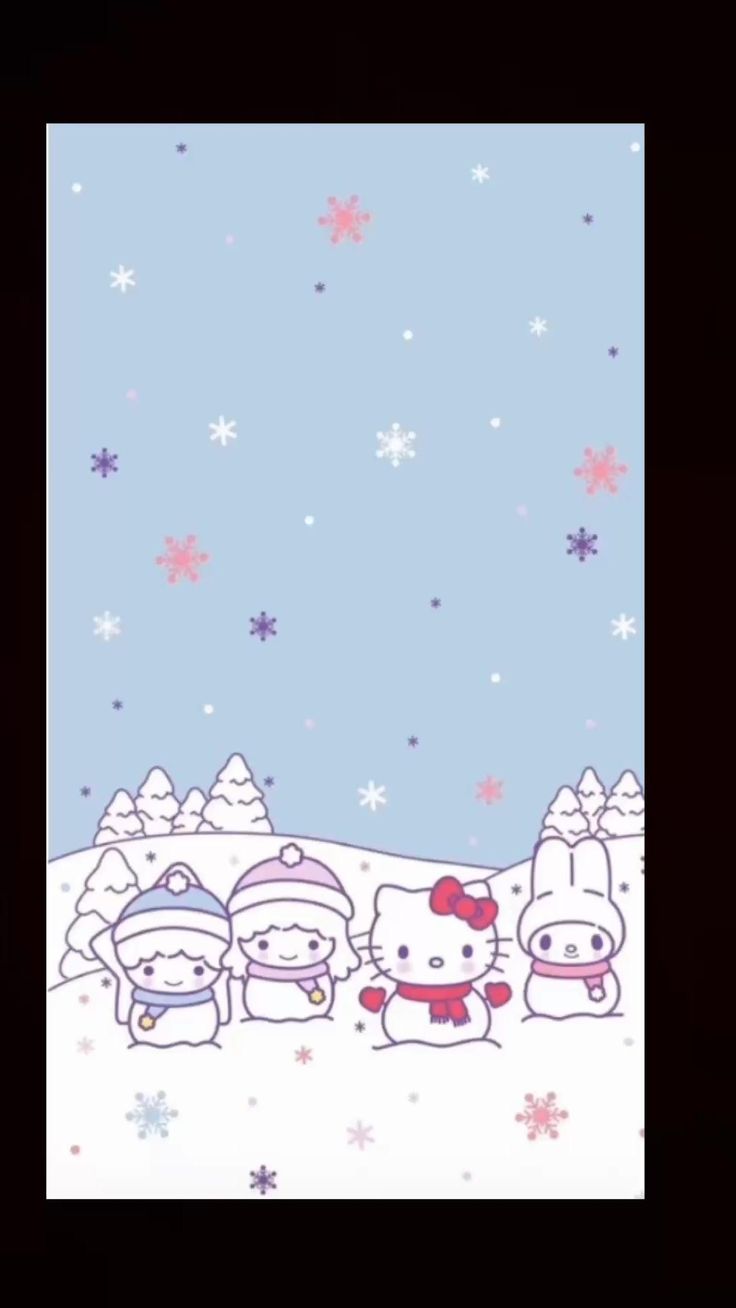 Sanrio Christmas Wallpaper Simple