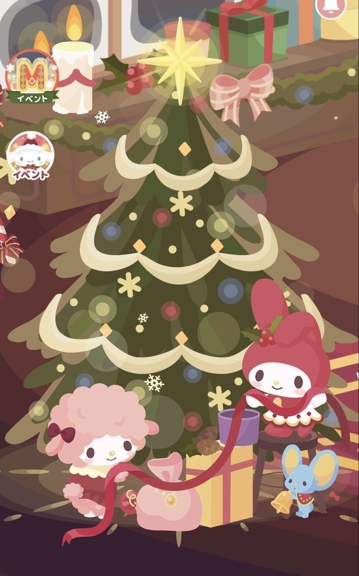 Sanrio Kuromi Christmas Wallpaper