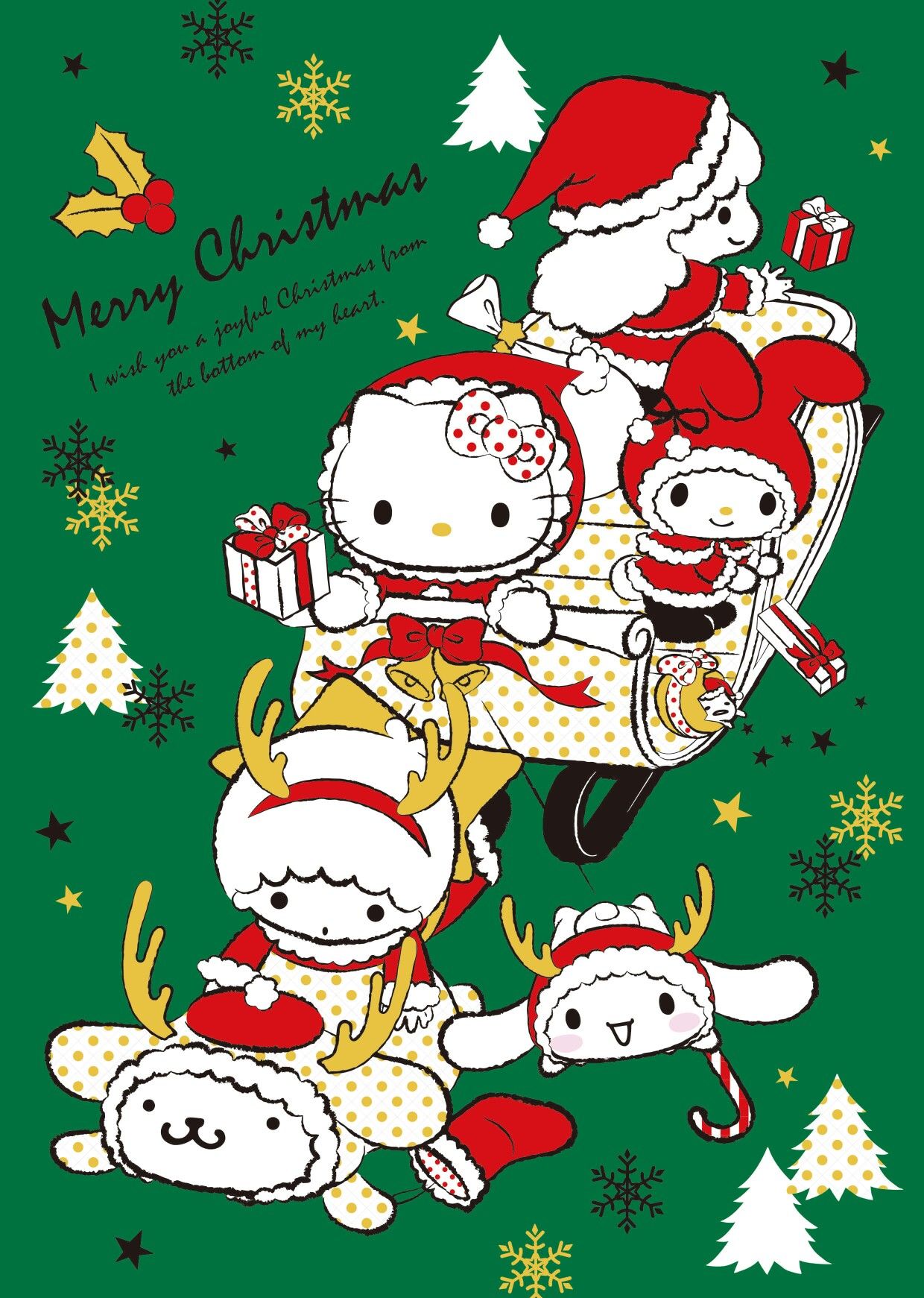 Sanrio Y2K Christmas Wallpaper