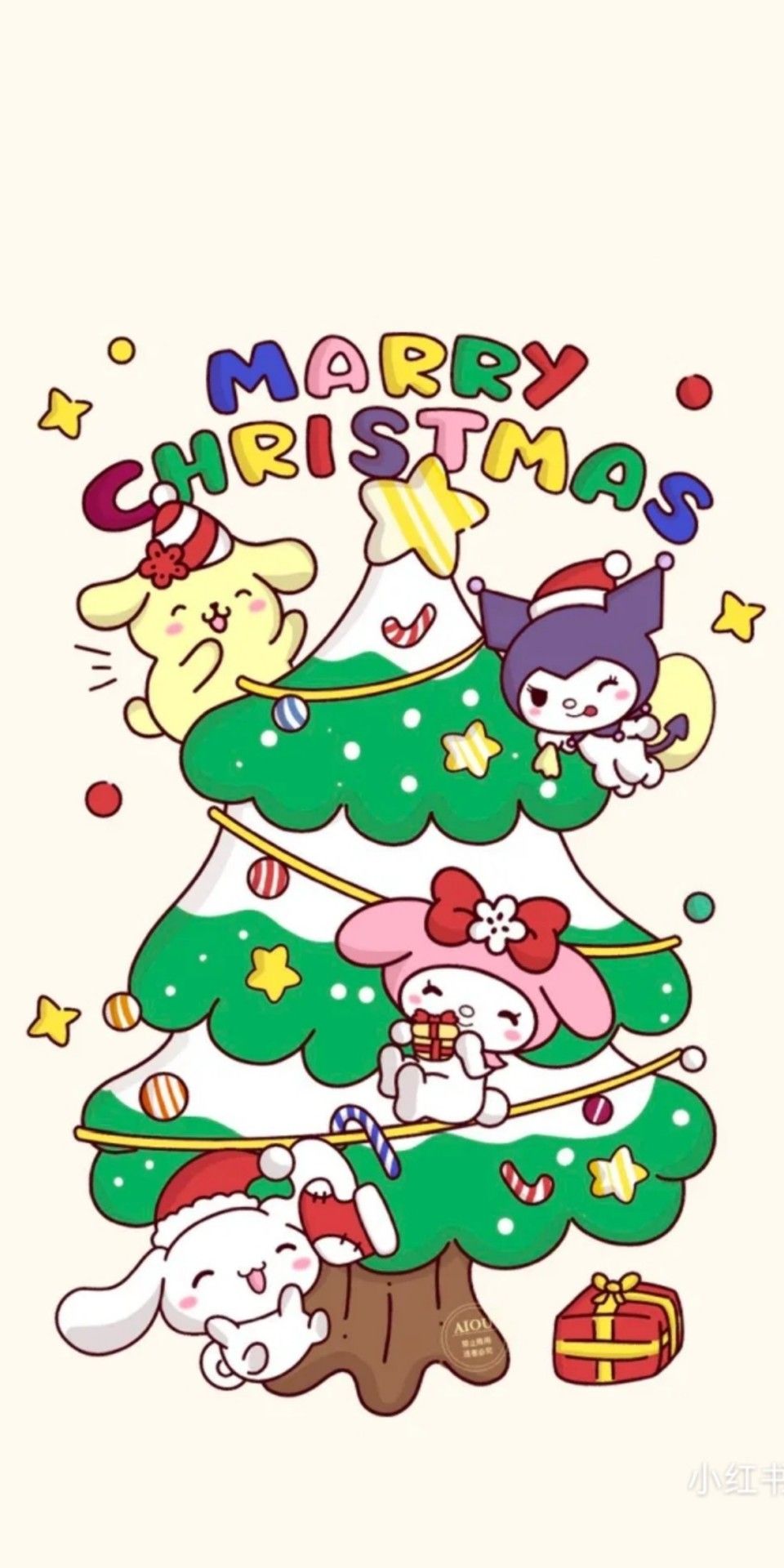 Wallpaper Backgrounds Christmas Sanrio