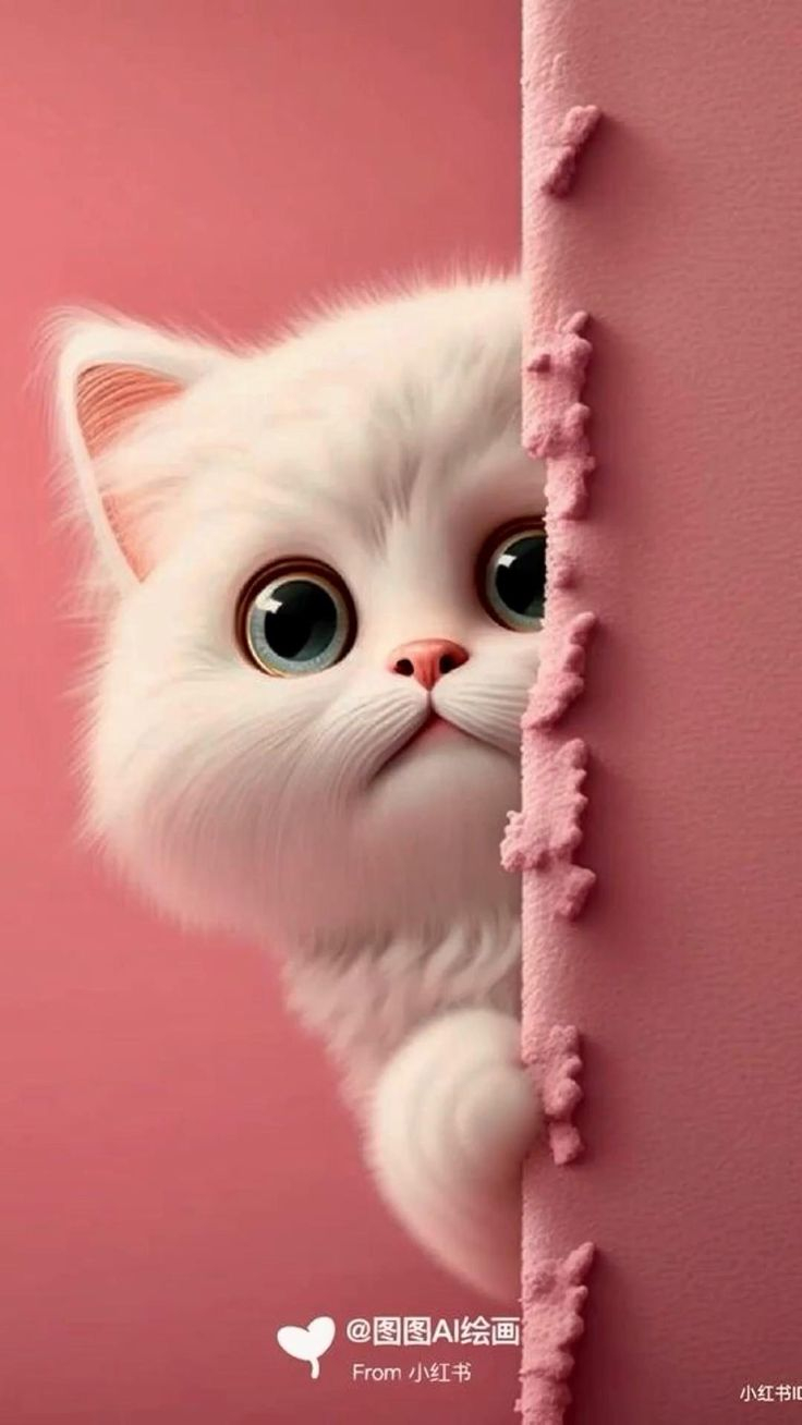 20 Cute Cat Illustration Wallpaper Iphone